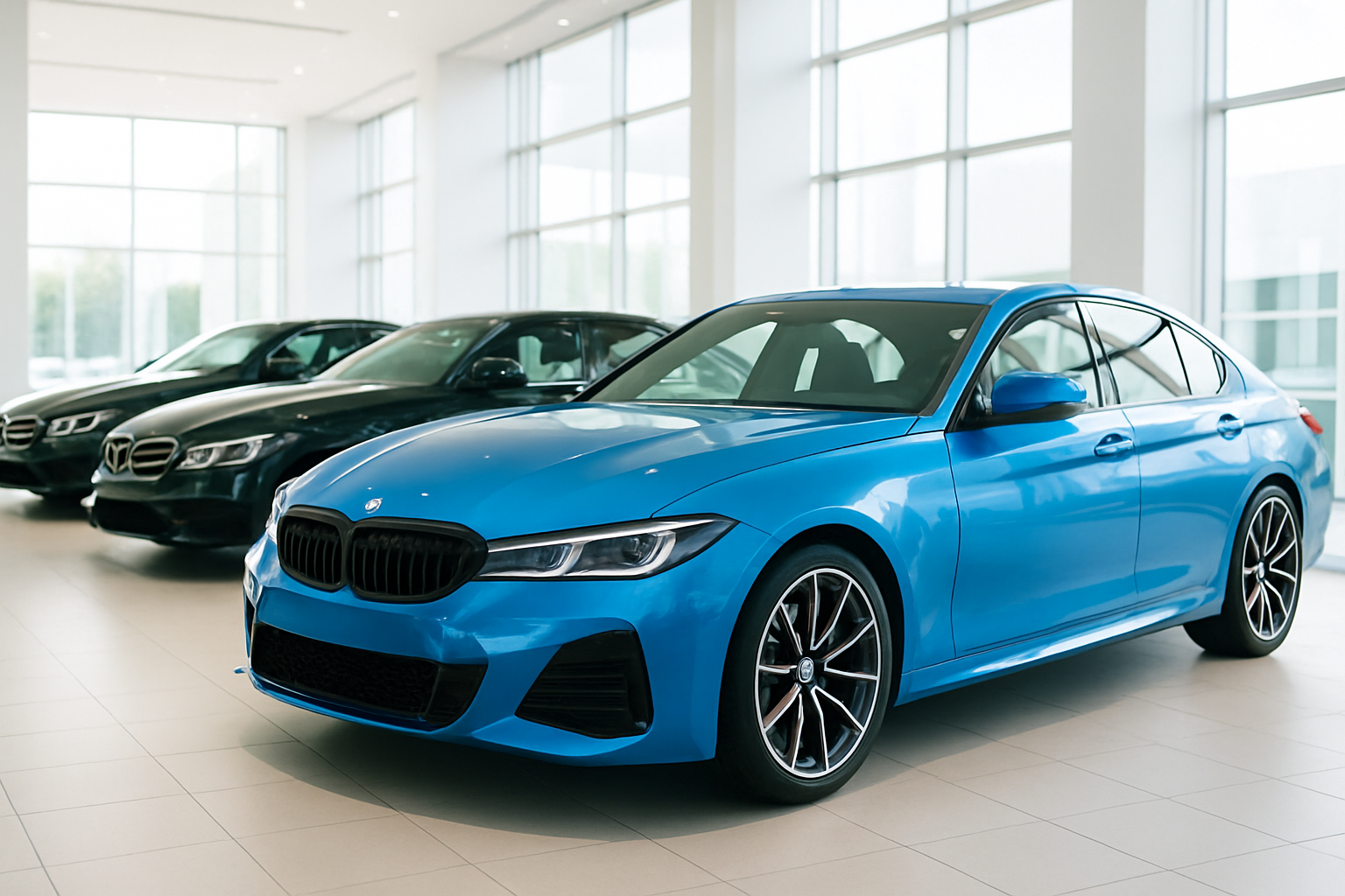 luxury_car_rental_fleet_blue_light